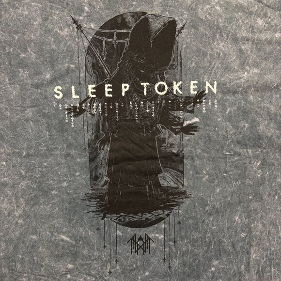 Sleep Token Take Me Back to Eden Rock Band Mineral Wash T-Shirt Size 3XL - Picture 2 of 4